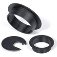 thumbnail image 3 of HAHADAXA 2" Black Desk Grommet, Plastic Wire Organizers, Computer Cable Hole Cover Plug Cap Insert(10 Pack), 3 of 7
