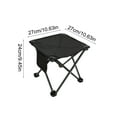 thumbnail image 3 of Chaise de Camping Décontractée Portable Chaise Pliante d'Extérieur, 3 of 6