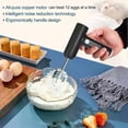 thumbnail image 2 of Cordless Electric Whisk Hand Mixer Portable Handheld Electric Mixer with 3-speed Self-Control for Whipping Mixing Pudding, 2 of 5