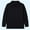 Black, variant on Children's Solid Color Long Sleeve Two Buttons Polo Shirts Loose Casual Shirts 5-14 Years Old Blue 5 Years