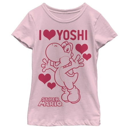Nintendo Girls' I love Yoshi T-Shirt