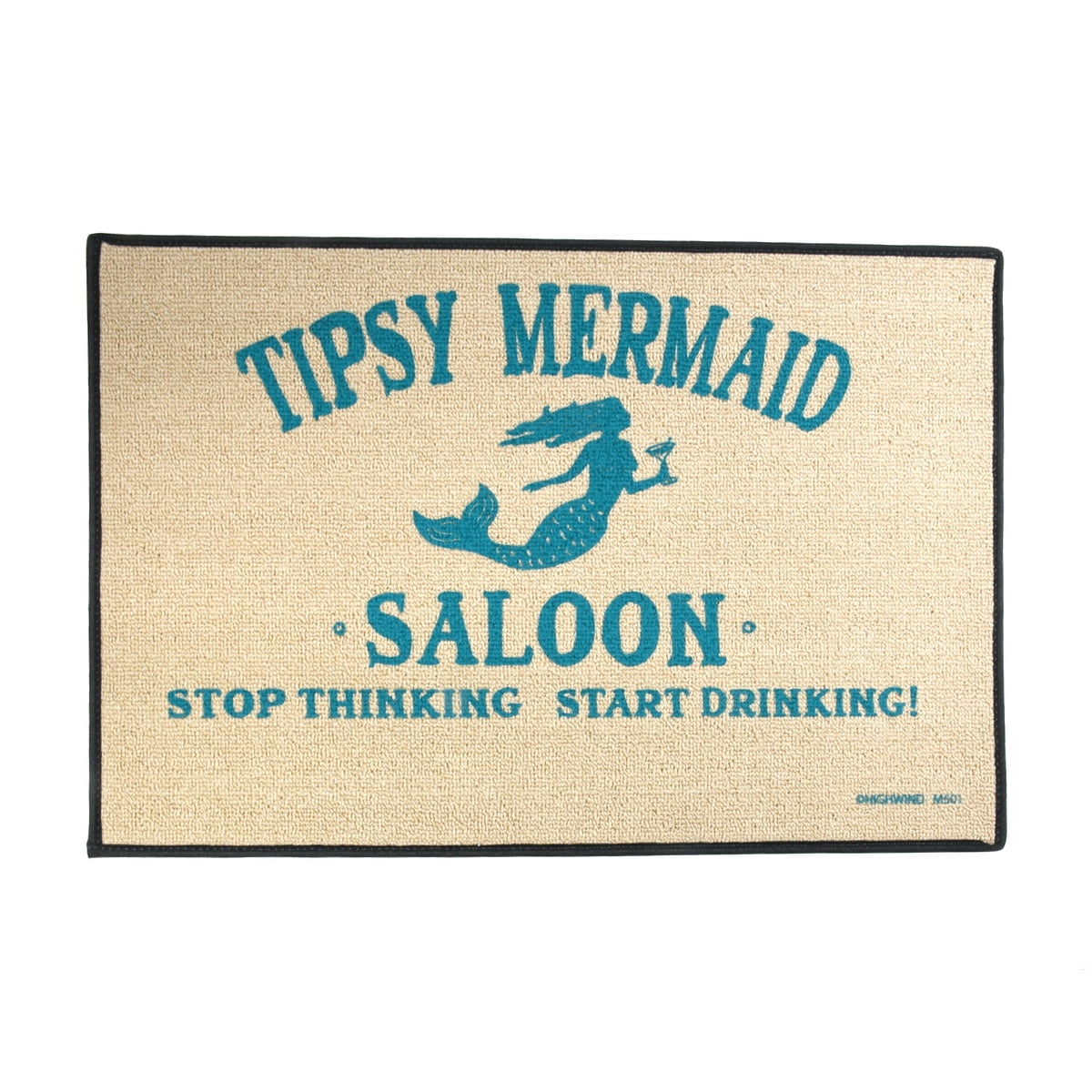 Funny Tipsy Mermaid Saloon Welcome Mat Indoor Outdoor Door Floor Rug Tan Doormat Funny Tipsy Mermaid Saloon Welcome Mat Indoor Outdoor Door Floor Rug Tan Doormat