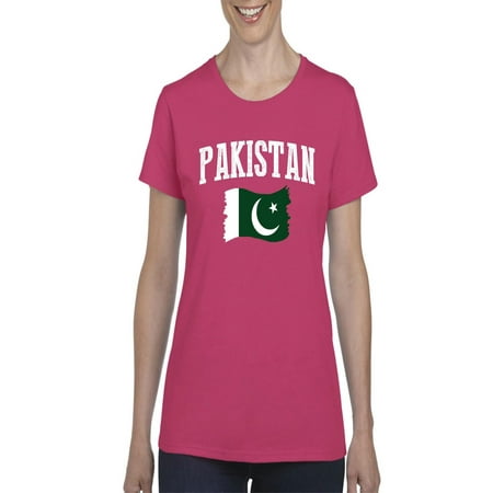 Pakistan Women Shirts T-Shirt Tee (Best Clothes In Pakistan)