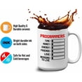 thumbnail image 4 of Progammer Mug White 15oz - Programmers Time Money - Programmer Programming Coding Software Developer, 4 of 7
