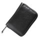 thumbnail image 2 of Cartera antirrobo de gran capacidad con tarjetero y herrajes de cuero RFID, 2 of 11
