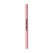 LUNA MAGIC Eyebrow Pencil with Spoolie Brush, Dark Brown, 0.03 fl oz
