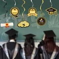 thumbnail image 2 of Clearance! Set Graduation Hanging Decorations 2022 No DIY | Graduation Hanging Swirls Decorations Graduation Decorations | Black and Gold Graduation Decorations 2022 Hangs,Pink, 2 of 4