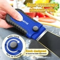 thumbnail image 4 of 2 Pack Razor Blade Scraper with 30 Pcs Blades - Scraper Tool - Scraper for Cleaning Stove, Oven, Glass, Kitchen - Paint Scraper - Razor Scraper - Glass Scraper - Glass Stove Top Scraper, 4 of 4
