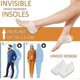 thumbnail image 3 of Hidden Footbed Booster Silicone Heightening Socks Heel Lift Gel Insoles Women Men-HP, 3 of 5