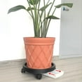 thumbnail image 3 of Soucoupes de Plantes Plateau Roulettes Support de Pot de Fleurs Mobile avec Roues pour Jardinière Intérieure Extérieure, 3 of 14