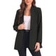 thumbnail image 1 of BLAZER DE OFICINA PARA MUJER CHIC DE MANGA LARGA CON SOLAPA Y CUELLO EN V, ABIERTO EN FRONTAL, FORRADO, CON DOS BOLSILLOS, TAMAÑO XS, NEGRO, 1 of 6