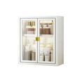 thumbnail image 1 of braveheart Rust Dirt Resistant Transparent Waterproof Bathroom Cabinet Delicate Touch Thick Easy To Install white two layers, 1 of 6