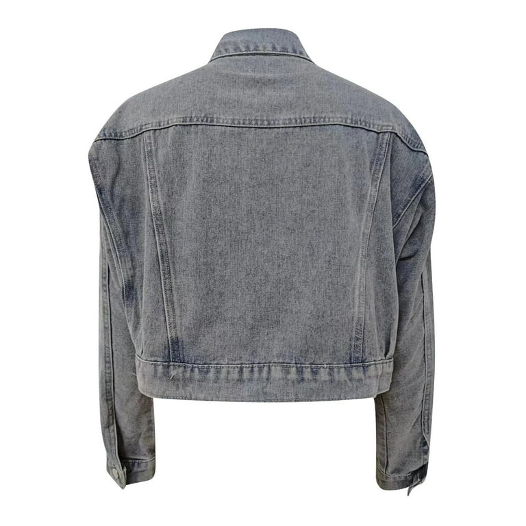 Women's Denim Jean Jackets Womens Plus Denim Stretch Denim Women's Denim Jean Jackets Womens Plus Denim Stretch Denim