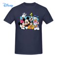 thumbnail image 1 of Disney Mickey Mouse Donald Duck And Friends T shirt Harajuku Short Sleeve T-shirt 100% Cotton Graphics Tshirt Brands Tee TopXXL Gao Jinjia LED, 1 of 2