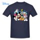 thumbnail image 1 of Disney Mickey Mouse Donald Duck And Friends T shirt Harajuku Short Sleeve T-shirt 100% Cotton Graphics Tshirt Brands Tee TopL Gao Jinjia LED, 1 of 2