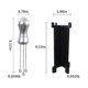 thumbnail image 3 of Silver Coffee Tamper Needle Type Distributor Tool With Handle &stand, 3 of 5