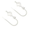 thumbnail image 6 of 2PCS METAL SPIRAL CURTAIN TIE BACK HOOK HOLDBACK HOLD BACKS HOLDER White, 6 of 6