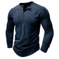 thumbnail image 3 of VJATTWR Men's Athletic Running Shirt Long Sleeve Sun Loose Fitting Hiking Fishing Round Neck T-Shirts for Men L, 3 of 6
