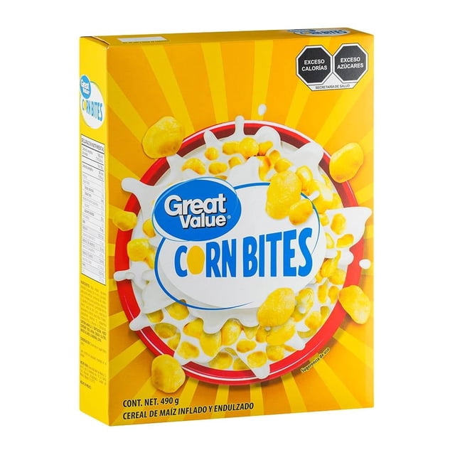 Cereal Great Value Corn Bites 490 g