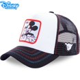 thumbnail image 1 of Gorra de béisbol de algodón de verano para hombre de Mickey de Disney, gorra de béisbol GP para motocicleta para mujer, sombrero de Hip Hop, sombreros de punto para papá malo, gorra Snapback de conejo hola suerte unisex, 1 of 2