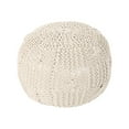 thumbnail image 2 of Cotton Pouf, 20x20x14 inches / Comfortable Floor Cushion for Relaxing, 2 of 3