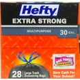 thumbnail image 4 of Hefty Cinch Sak Multipurpose Drawstring Trash Bags 30 Gallon, Black, 28 Ct, 4 of 5