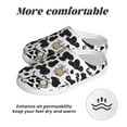 thumbnail image 6 of Lsque Cow Pattern Womens Comfort Cotton on Scuff With Memory Foam and Anti-skid Sole Slipper-46/47, 6 of 7