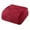 Red, variant on Whale Flotilla Fluffy Fleece Throw Blanket 50"x60" for Couch, Bed, Sofa, Fuzzy Soft Cozy Throw with Decorative Jacquard Pattern for All Season, Warm but Lightweight, Ivory
