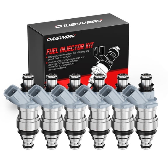New Fuel Injectors Set (6) 23209-62030 FOR 1995-1998 Toyota Tacoma 3.4L V6