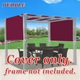 thumbnail image 6 of SUNNY 18' x 8.2' Universal Replacement Canopy for Pergola Structure (Purple), 6 of 11