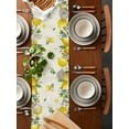 thumbnail image 2 of nqOlkjepod Vintage Lemon Table Runner 36 Inches Long Farmhouse Dress Scarves, Summer Fruit Rustic Botanical Floral Dining Tablerunner for Coffee Table/Kitchen Island/Party Décor, Small 13" x 36", 2 of 8