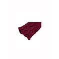 thumbnail image 4 of INSPIRE CHIC Women's Ruffled Cuff Over Knee Length Ribbed Knitted Leg Warmers Burgundy-Printed, 4 of 6