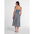 thumbnail image 3 of Time and Tru Women's Sleeveless Smocked Midi Dress, Sizes XS-XXXL, 3 of 5