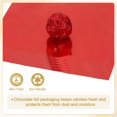 thumbnail image 4 of 5x5 Inch Foil Candy Wrappers, Square Glossy Aluminium Foil Candy Wrapping Paper Red, 100 Pcs, 4 of 7