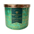 thumbnail image 2 of Bath & Body Works Peppermint Hot Chocolate Scented 3 Wick Candle 14.5 oz, 2 of 3