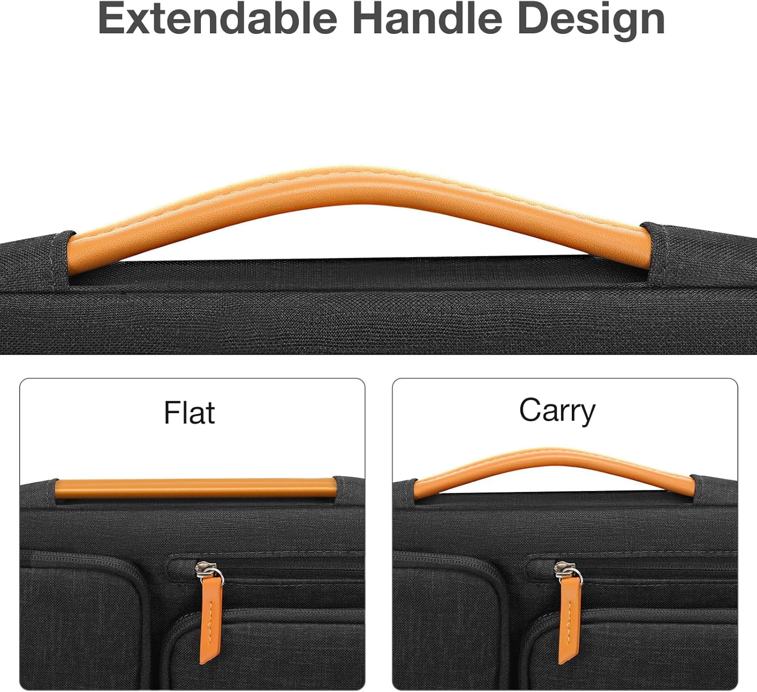 MOSISO 14"Laptop Case 360 Protective Soft Laptop Sleeve Computer Handbag