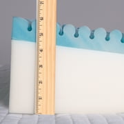Boyd Sleep GelLux Gel Memory Foam Wedge Pillow, Aqua
