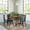 Light Cappuccino, variant on Emma + Oliver 60" Farmhouse Wooden Trestle Base Dining Table for 6 in Light Cappuccino