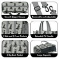 thumbnail image 3 of Teacher Tote Bag,Black Labrador Teacher Utility Tote Bag,Large Work Tote Bags for Women with Multiple Pockets,Top Zipper Closure,13.8x10.6x6.7 Inch, 3 of 5