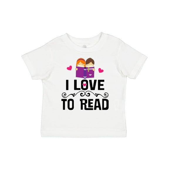 Inktastic I Love to Read Girls Toddler T-Shirt