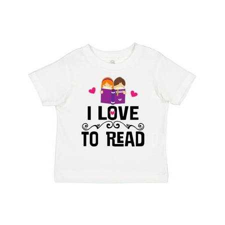 

Inktastic I Love to Read Gift Toddler Toddler Girl T-Shirt