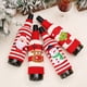 thumbnail image 3 of Cubierta de botella de vino Advancent Navidad Santa Claus Tejido elástico Raya Decoración de ropa, 3 of 6