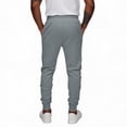 thumbnail image 5 of Men's Slim Jogger Pants Casual Tapered Drawstring Elastic Waist Jogging Sweatpants Running Exercise Gym Workout Athletic Pants with pockets Light Gray XL, 5 of 7