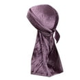 thumbnail image 2 of LADIGASU Men Solid-Color Hip-hop Durag Pirate-Hat Headscarf Headband Headwraps, 2 of 3
