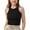 Black, variant on Tank Tops for Children Girls 10-12 Yoga Athletic Ribbed Basic Seamless Sleeveless Vest Crop Stylish Racerback Crop Top Pink 9-10 Years