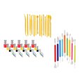 thumbnail image 1 of Shisuyan Clay Playing Tool Kit Assorted Color 1 Set 9.45x8.27x1.18in, 1 of 8