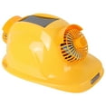 SolarPowered Hard Hat with 5Gear Dual Cooling Fans and Strong Bright
