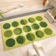 thumbnail image 1 of Xihbxyly Alfombra de Poliéster Verde, Antideslizante y Absorbente, con Un Bonito Estampado, Fácil de Limpiar, Práctica Alfombrilla para Baño, Un Artículo Esencial para El Hogar., 1 of 7