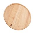 thumbnail image 2 of Bandeja redonda de madera de 30 cm, estilo sencillo, estable, para desayuno, pizza, frutas y aperitivos., 2 of 14
