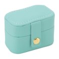 thumbnail image 4 of Petite boîte à Bijoux Voyage Portable Mini Anneau boîte de Rangement en Cuir PU Petite boîte à Bijoux Organisateur Petit Voyage Boucle d'oreille étui(04), 4 of 14